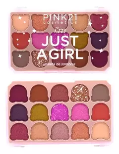 Paleta de sombras Im just a Girl - Pink 21