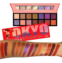 Metropolis 14 Color Eyeshadow Palette - Tokyo- RUDE