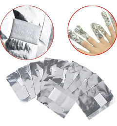 Papel aluminio para uñas