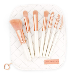 ROSE GOLD BRUSH SET - COASTAL SCENTS