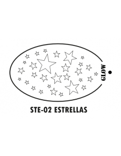 stencil estrellas