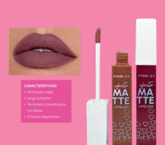 Labial líquido efecto mate - Pink 21