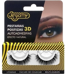 Pestañas autoadhesivas 3d - reutilizable