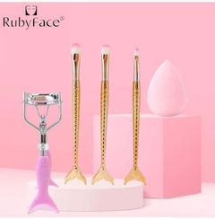 Kit brochas + arqueador + esponja - Ruby Face - comprar online