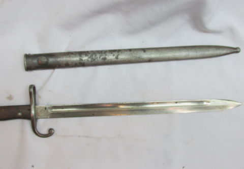 Importante bayoneta mauser 1909 solingen para fusil mauser argentino Sellos RA Perfecto estado oportunidad H1707 en internet