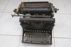 Antigua Maquina De Escribir Underwood Elliott Fisher 1915 - Polo Antiguo - Antigüedades en Argentina
