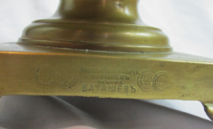 Antigua tetera samovar del imperio ruso de tula fundada en 1906 en internet