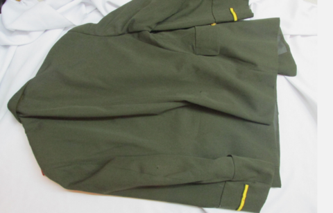 Chaqueta interesante para un oficial del ejército argentino 1960 cuero - comprar online