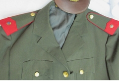 chaqueta del ejercito argentino con gorra años 1960 sastreria militar - Polo Antiguo - Antigüedades en Argentina