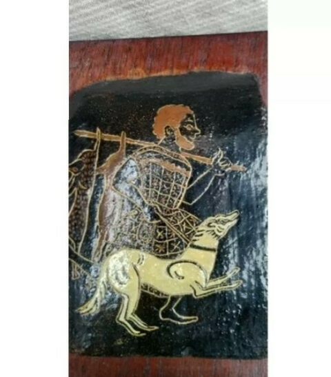 Cazador Copa Ateniense 540 A Jc British Museum Placa Cuadro! - tienda online