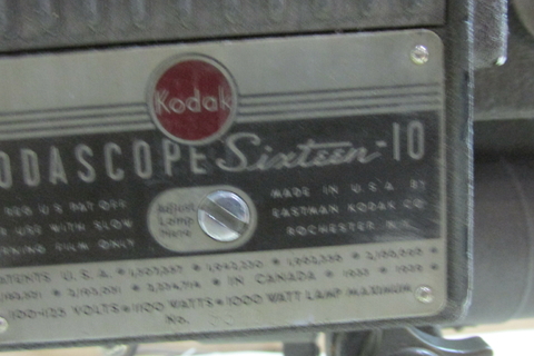 Proyector Kodak Sixteen-10 16 mm 24 cuadros por segundo - tienda online