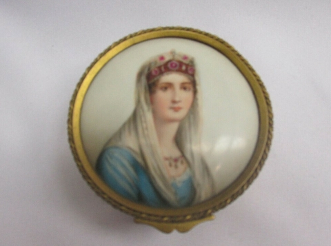 hermoso retrato de joyería de josephine la esposa de napoleón completo original beautiful jewelry portrait of josephine the wife of napoleon complete original