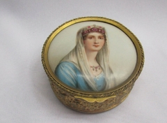 hermoso retrato de joyería de josephine la esposa de napoleón completo original beautiful jewelry portrait of josephine the wife of napoleon complete original - comprar online