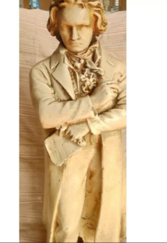 Estatua Escultura Representando A L. Beethoven Pasta Antigua
