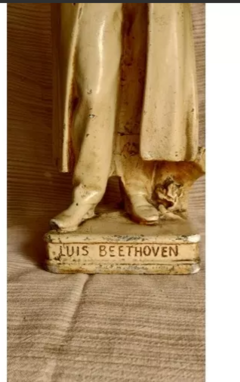 Estatua Escultura Representando A L. Beethoven Pasta Antigua - comprar online