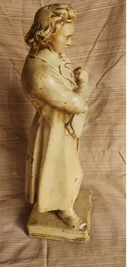 Estatua Escultura Representando A L. Beethoven Pasta Antigua en internet