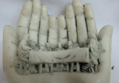 Last Supper Handmade Alabaster Antique Religious Statue Hand Sculpture - Polo Antiguo - Antigüedades en Argentina