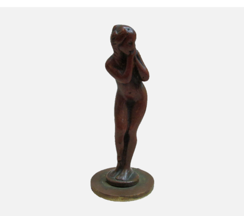 Figura mitológica atribuida a Clio Hinton Hueneker Bracken en bronce 1899