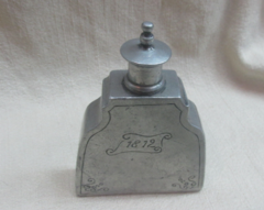 Botella COLECCIONABLE del zakflask de la lata de la botella del aroma de la botella del licor de la botella de perfume del FRASCO DEL PEWTER