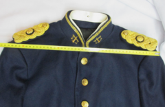 Uniforme de Gala del Teniente Coronel del Ejército Argentino con Hilos de Oro y b - Polo Antiguo - Antigüedades en Argentina
