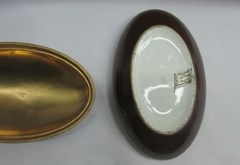 Huevo de porcelana antiguo Sc Friedrich Simon Carlsbad porcelana en internet