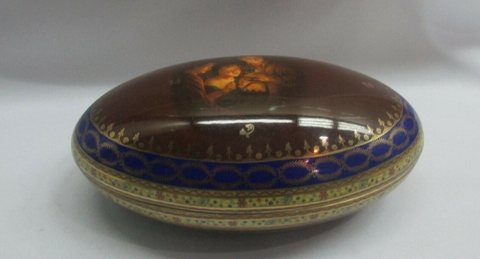 Huevo de porcelana antiguo Sc Friedrich Simon Carlsbad porcelana - tienda online