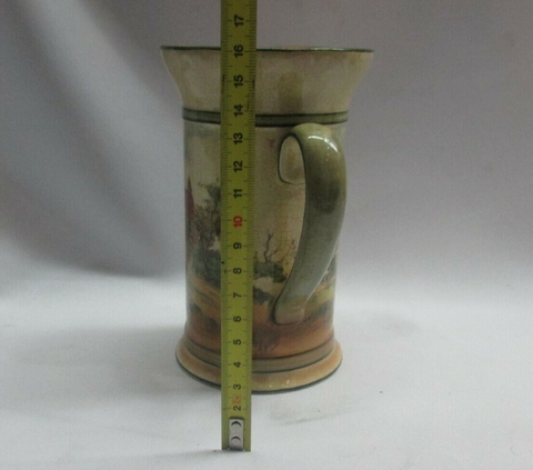 Antigua jarra de porcelana SXIX Royal Doulton campo inglés sellada c1900 - tienda online