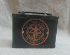 Bancos de monedas de metal vintage Corbin Cabinet Lock Co. New Britain CT Coin Bank. cor