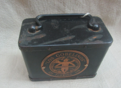 Bancos de monedas de metal vintage Corbin Cabinet Lock Co. New Britain CT Coin Bank. cor - comprar online