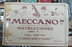 Antiguo Meccano N6 de 1920 JUEGO Muy buen Recibo Original Único Museo - Polo Antiguo - Antigüedades en Argentina