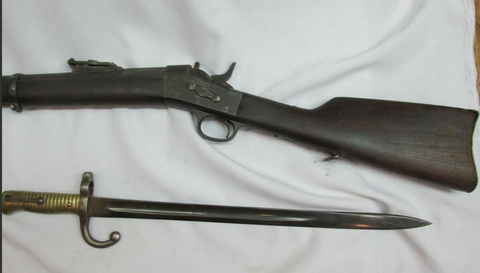 Fusil Remington Patria 1879 Con Bayoneta De Coleccion - Polo Antiguo - Antigüedades en Argentina