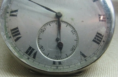 Reloj de Bolsillo Cara Abierta Gris Antiguo Paul Ditishiem Solviv Plata 925 Estilo Museo - comprar online