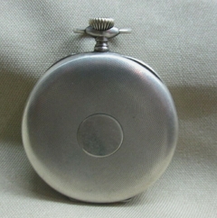 interesante reloj de bolsillo antiguo paul ditishiem solviv gris plata 925 único - tienda online