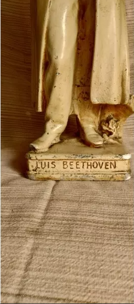 Estatua Escultura Representando A L. Beethoven Pasta Antigua - comprar online