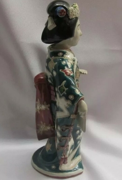 Figura De Porcelana Antigua Japonesa Geisha - comprar online