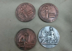 Medallas De Coleccion Antiguas Argentinas 1910 Edificios! - Polo Antiguo - Antigüedades en Argentina