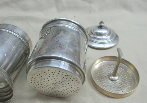 Antiguo Servicio De Te Bañado En Plata Sxix Cafetera Unico - Polo Antiguo - Antigüedades en Argentina