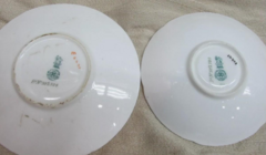 Antiguo Royal Doulton Countess 2 Plato Lateral y Taza - Polo Antiguo - Antigüedades en Argentina