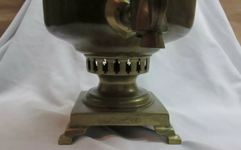 Antigua Tetera Samovar Del Imperio Ruso - tienda online