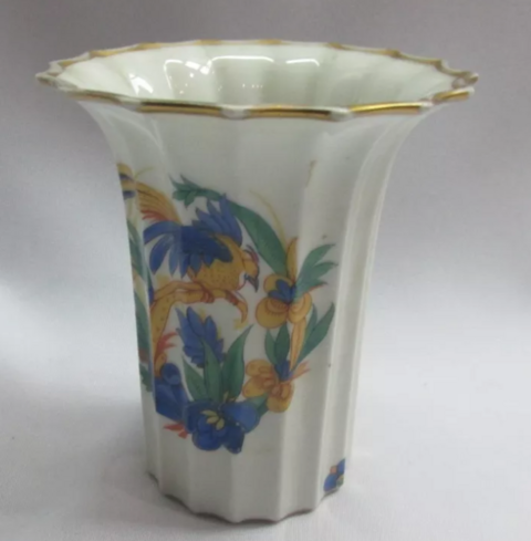 Florero Antiguo De Porcelana Rosenthal Bavaria Art Noveau - tienda online