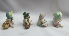 Imagen de 4 Figuras Niño De Porcelana Sxix Capodimonte Unicos De Museo