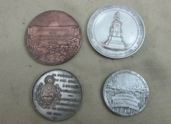 Medallas De Coleccion Antiguas Argentinas 1910 Edificios!