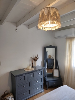 Juego dormitorio - Comoda Restoration 140 cm + Mesas de Luz + Respaldo - comprar online