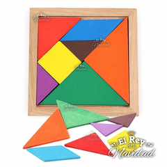 Tangram Puzzle Rompecabezas de Madera