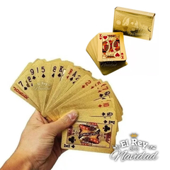Mazo de Cartas de Poker Gold Edition - El Rey de la Navidad
