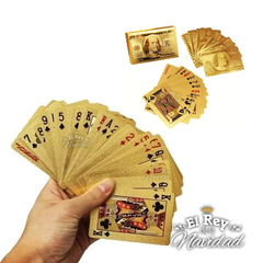 Mazo de Cartas de Poker Gold Edition - comprar online