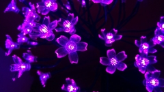 Arbol LED Bonsai Flor del Cerezo Violeta en internet