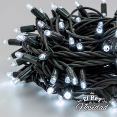 LED PLATINUM Blanca Fria 10mts prolongable CABLE VERDE Guirnalda Profesional Apta Exterior - comprar online