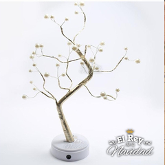 Arbol de la Vida con perlas Bonsai Blanco Calido USB / Pilas 50cm - comprar online