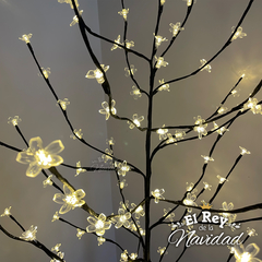 Arbol de Flor del Cerezo 1.80mts Luces Led Calidas Diseño Minimalista - comprar online